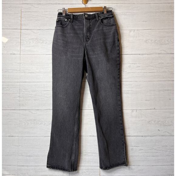 Abercrombie & Fitch Denim - Abercrombie & Fitch Jeans Womens SZ 28/6 Black The 90's Straight Ultra High Rise